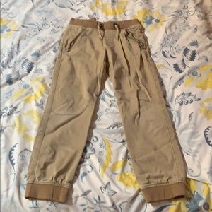 Boys khaki joggers